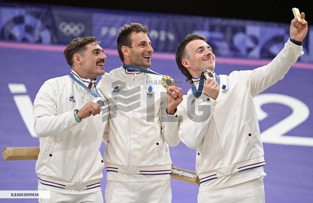 Paris 2024 - Triple Medalists BMX French Team