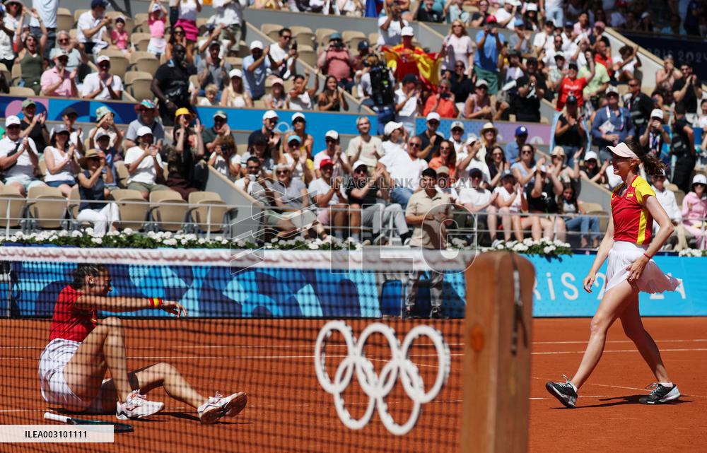 (PARIS2024)FRANCE-PARIS-OLY-TENNIS