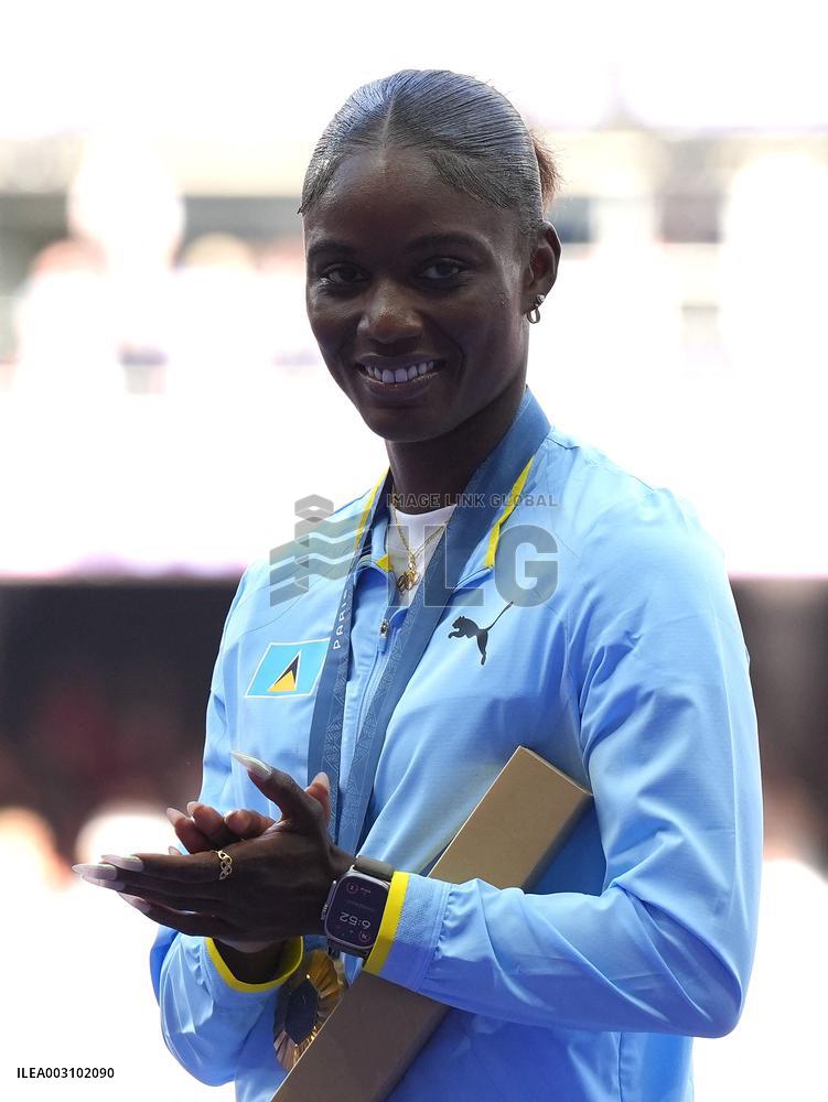 (PARIS2024) FRANCE-PARIS-OLY-ATHLETICS-100M-WOMEN