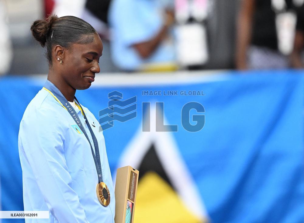 (PARIS2024) FRANCE-PARIS-OLY-ATHLETICS-100M-WOMEN