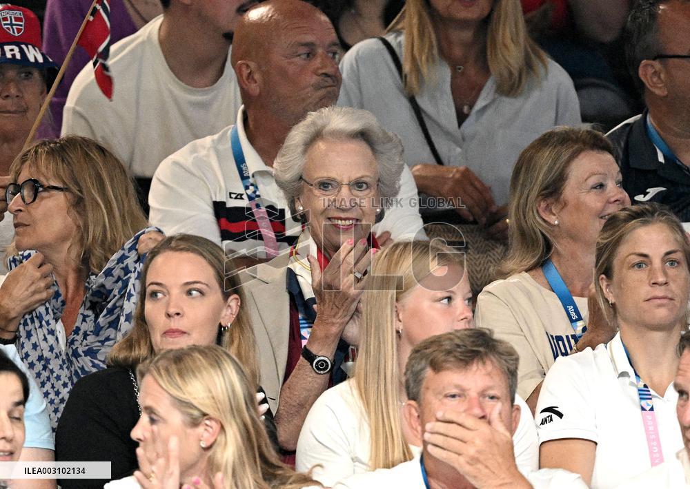 Paris 2024 - Handball - Princess Benedikte In The Stands