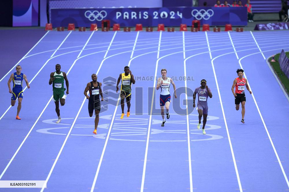 (PARIS2024) FRANCE-PARIS-OLY-ATHLETICS-400M-MEN