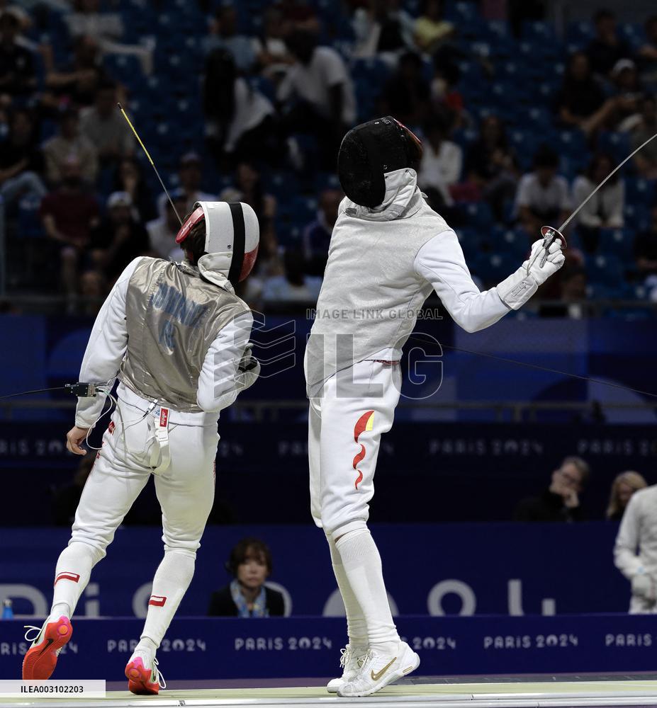 (PARIS2024) FRANCE-PARIS-OLY-FENCING