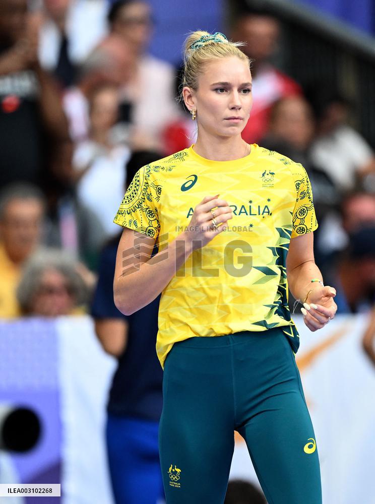 (PARIS2024) FRANCE-PARIS-OLY-ATHLETICS-HIGH JUMP-WOMEN