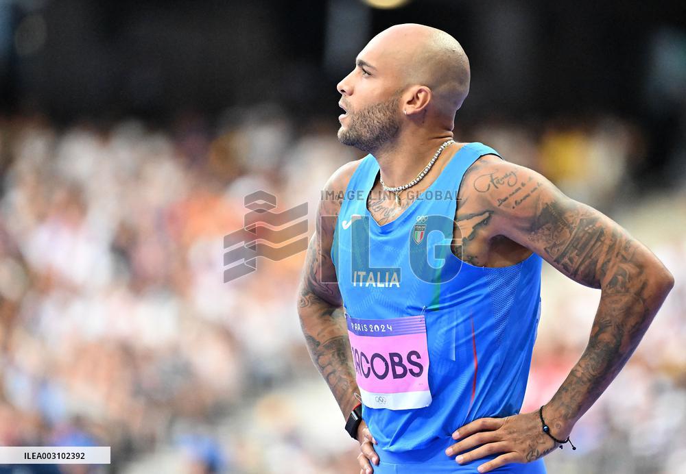 (PARIS2024) FRANCE-PARIS-OLY-ATHLETICS-100M-MEN