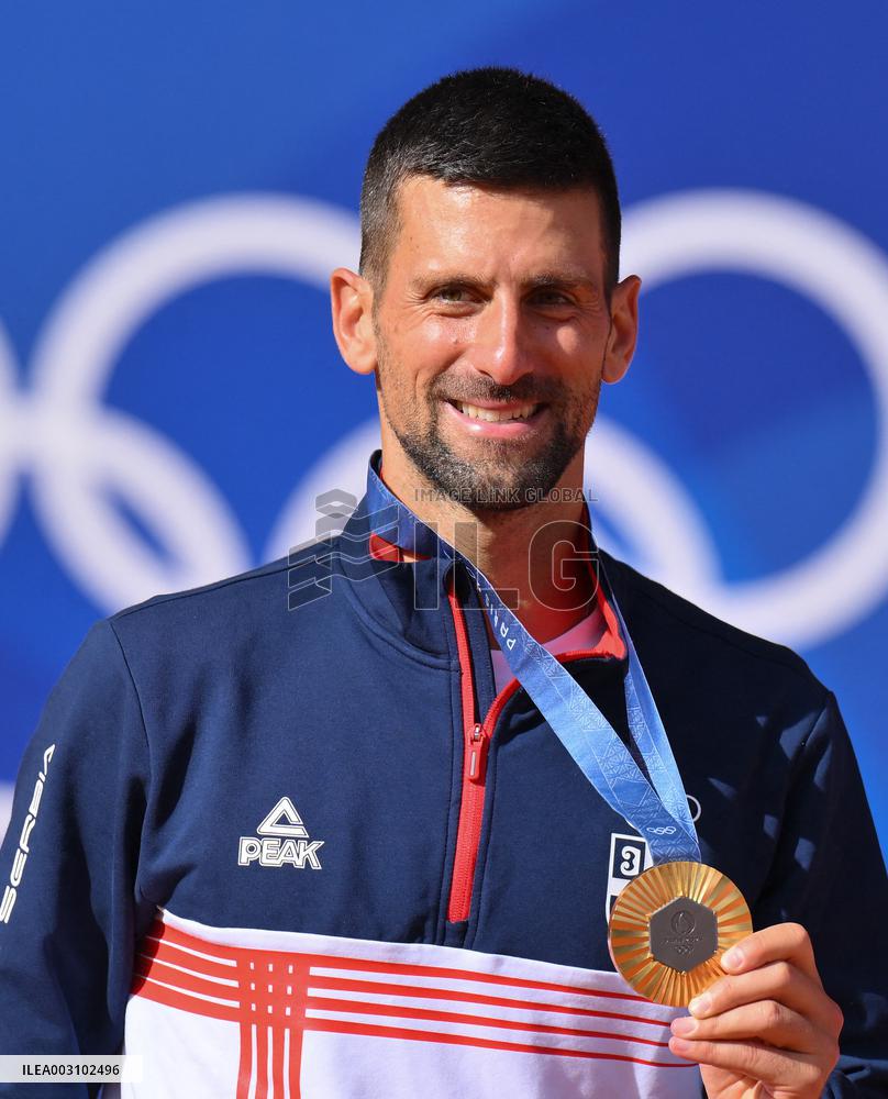 Paris 2024 - Tennis - Novak Djokovic Wins Gold