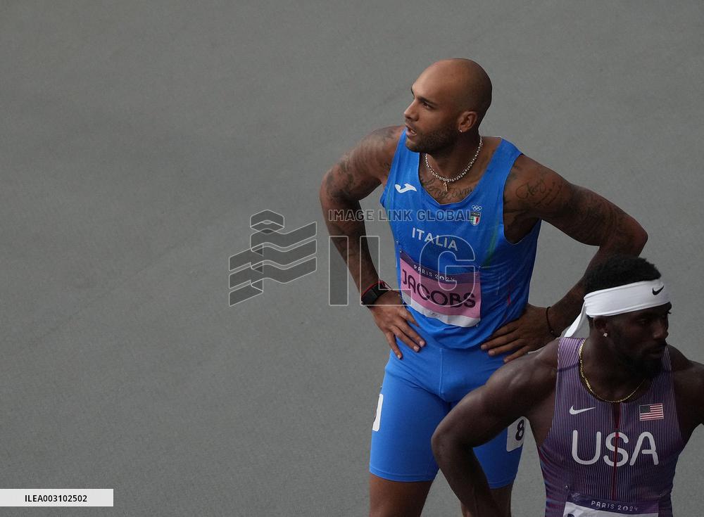 (PARIS2024) FRANCE-PARIS-OLY-ATHLETICS-100M-MEN