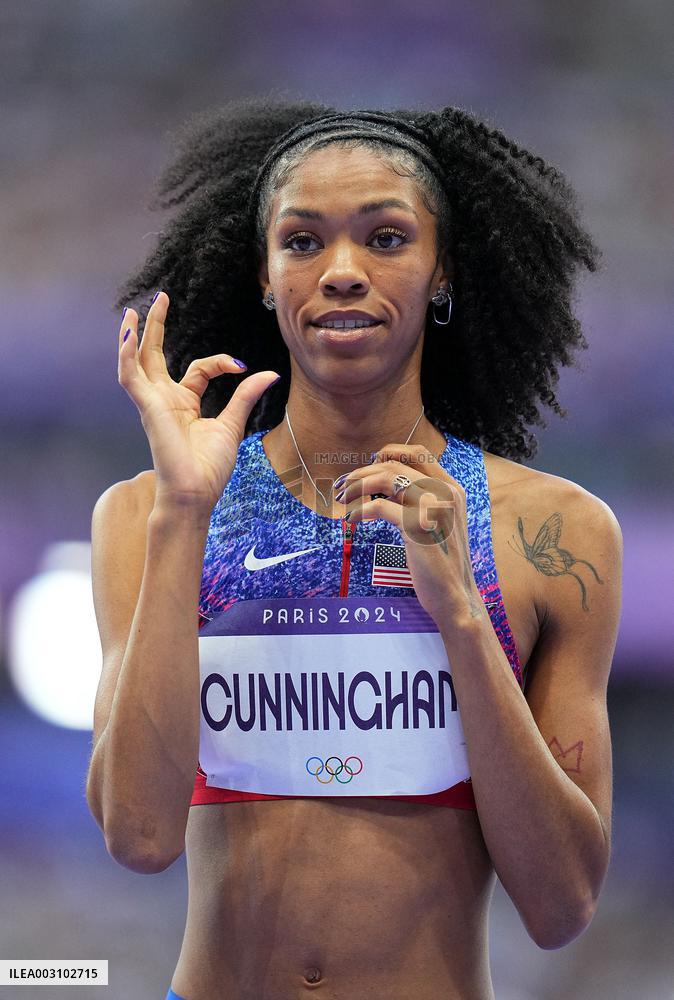 (PARIS2024) FRANCE-PARIS-OLY-ATHLETICS-HIGH JUMP-WOMEN