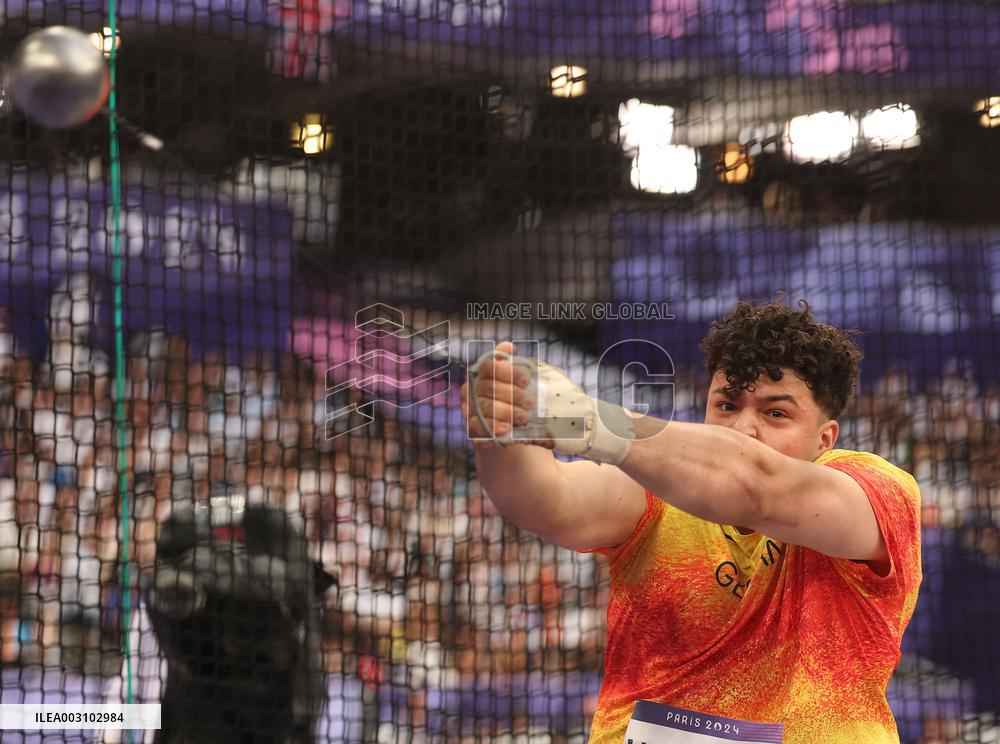 (PARIS2024) FRANCE-PARIS-OLY-ATHLETICS-HAMMER THROW-MEN