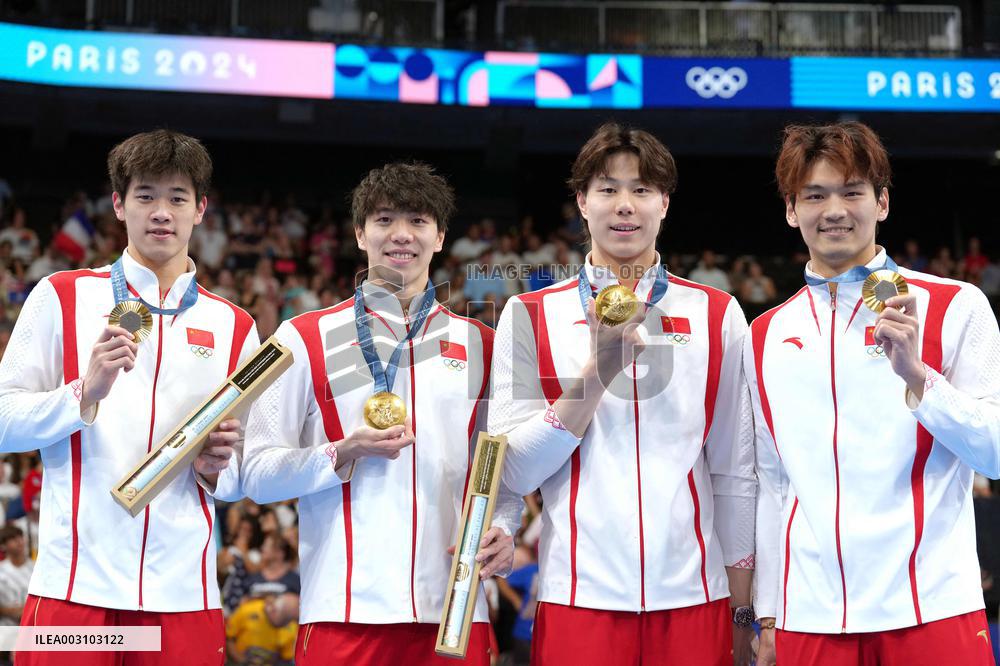 (PARIS2024)FRANCE-PARIS-OLY-SWIMMING