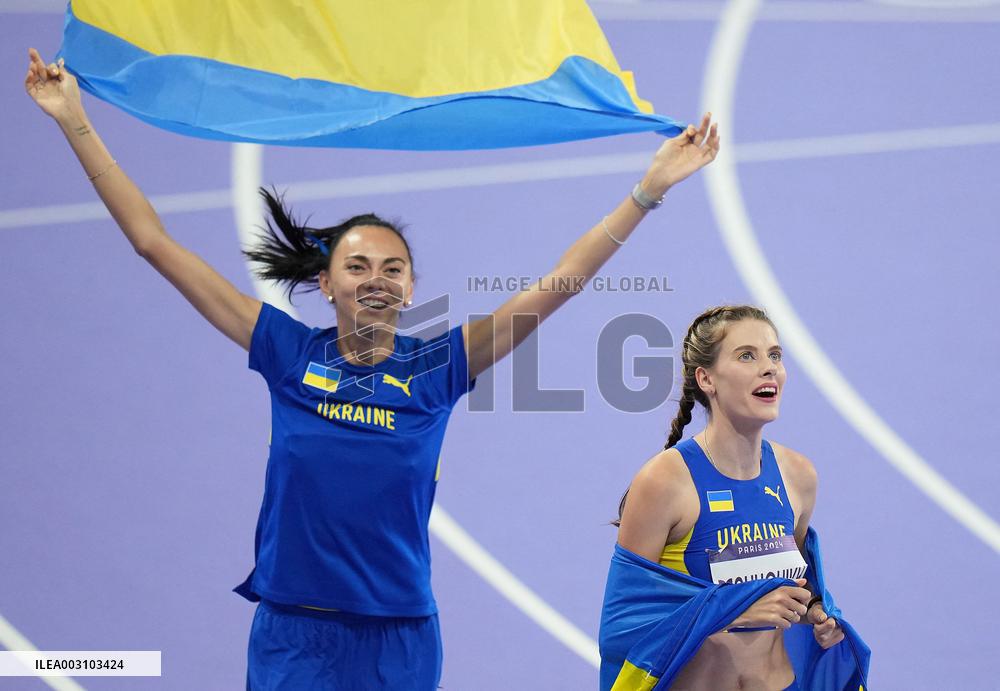 (PARIS2024) FRANCE-PARIS-OLY-ATHLETICS-HIGH JUMP-WOMEN