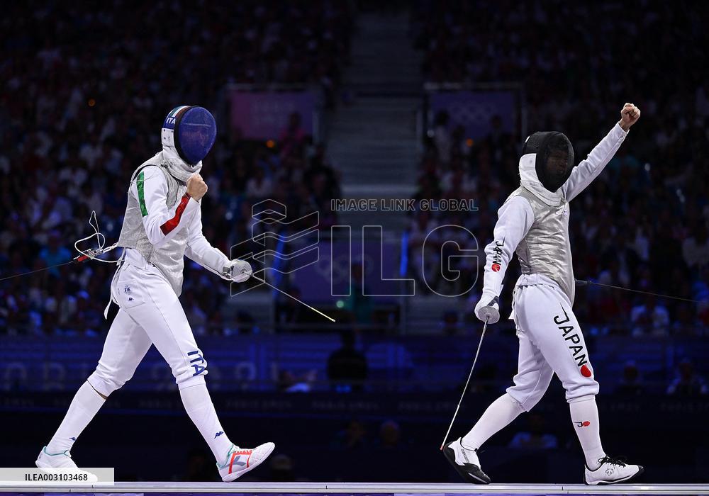 (PARIS2024) FRANCE-PARIS-OLY-FENCING
