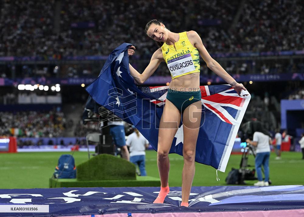 (PARIS2024) FRANCE-PARIS-OLY-ATHLETICS-HIGH JUMP-WOMEN
