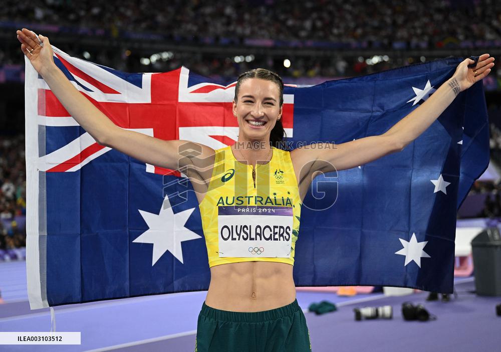 (PARIS2024) FRANCE-PARIS-OLY-ATHLETICS-HIGH JUMP-WOMEN