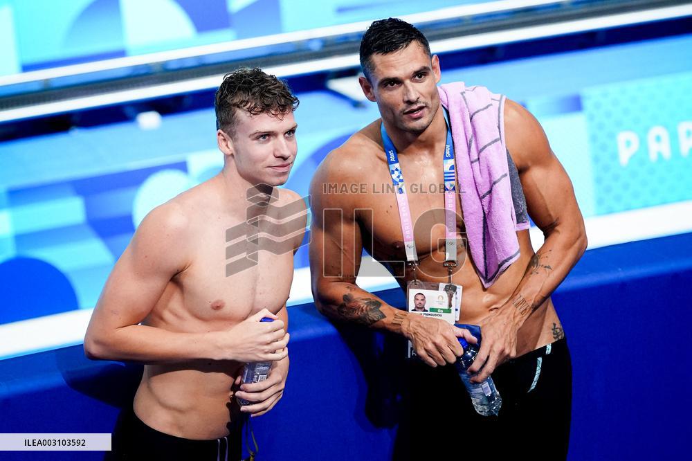 Paris 2024 - 4x100 Medley Relay - Team France Wins Bronze