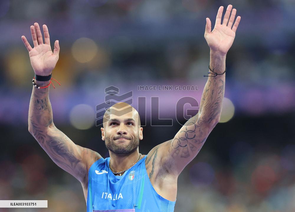 (PARIS2024) FRANCE-PARIS-OLY-ATHLETICS-100M-MEN