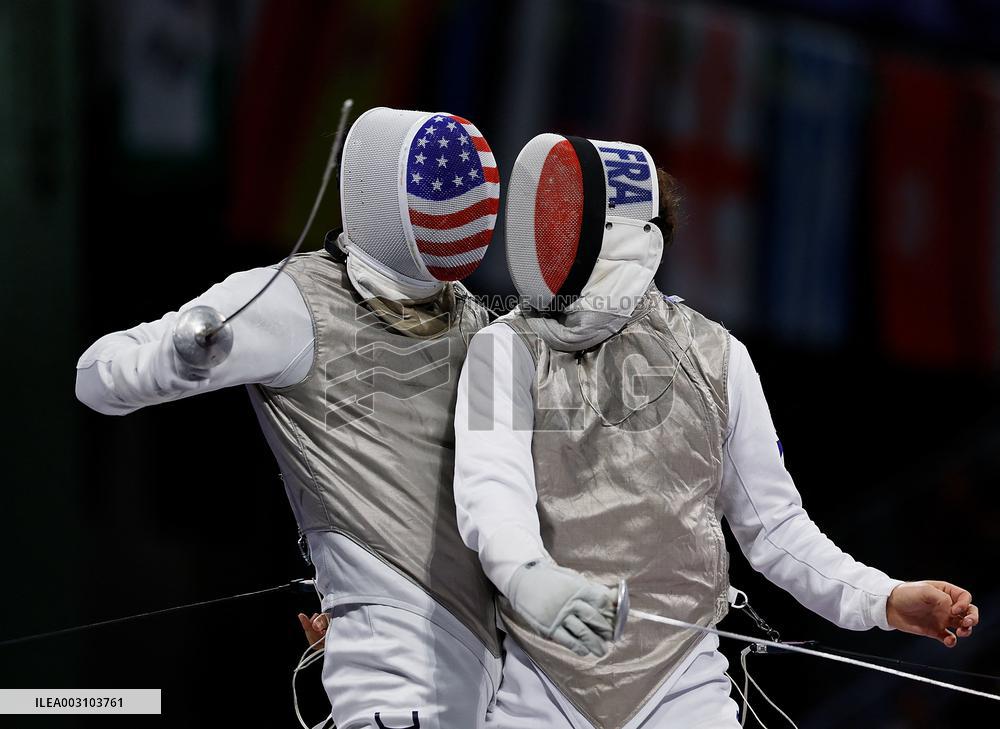 (PARIS2024) FRANCE-PARIS-OLY-FENCING