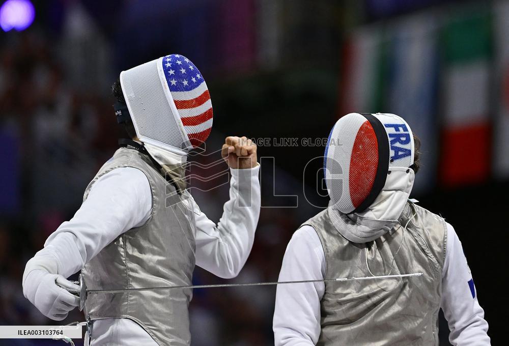 (PARIS2024) FRANCE-PARIS-OLY-FENCING