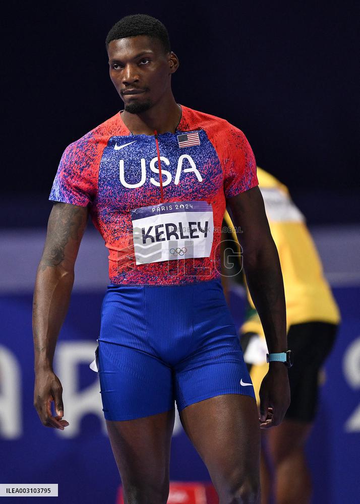 (PARIS2024) FRANCE-PARIS-OLY-ATHLETICS-100M-MEN