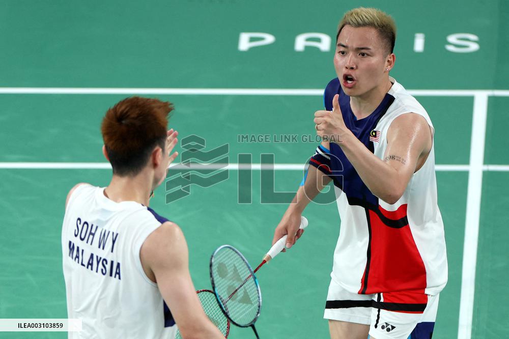 (PARIS2024) FRANCE-PARIS-OLY-BADMINTON