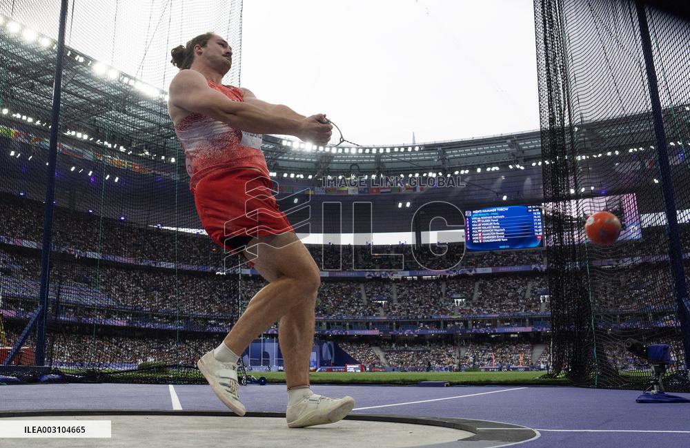 Paris 2024 - Canada’s Ethan Katzberg Takes Gold In Men's Hammer Throw