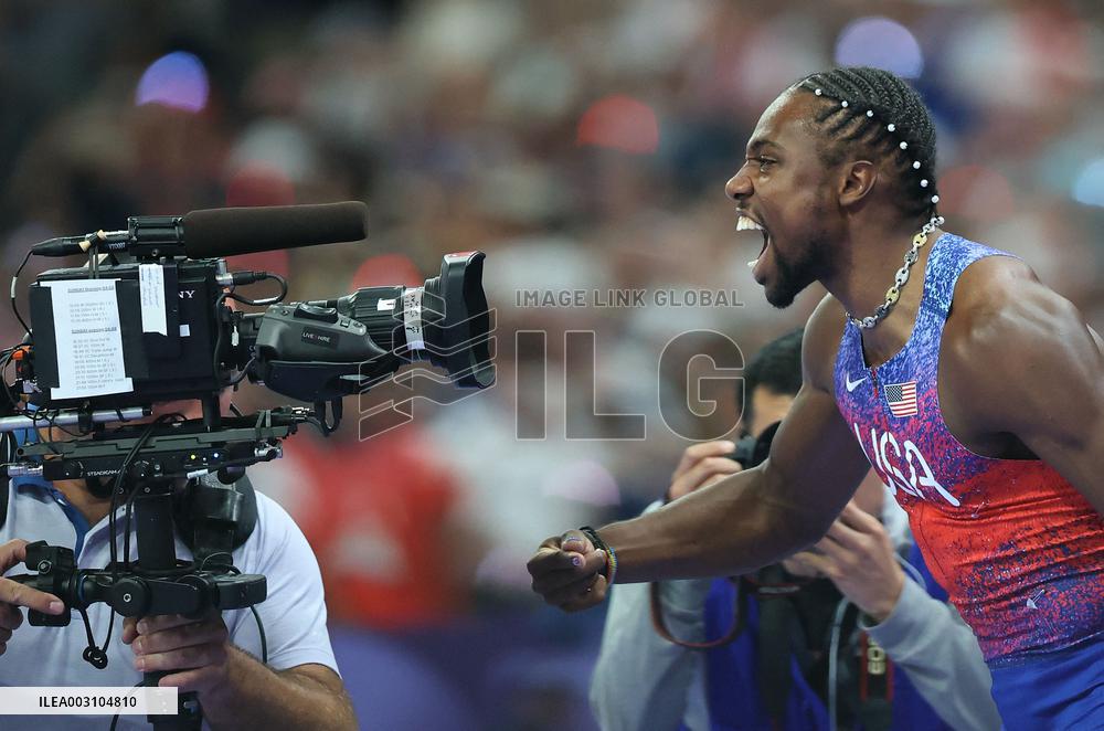Paris 2024 - USA’s Noah Lyles Takes Gold in Men’s 100m