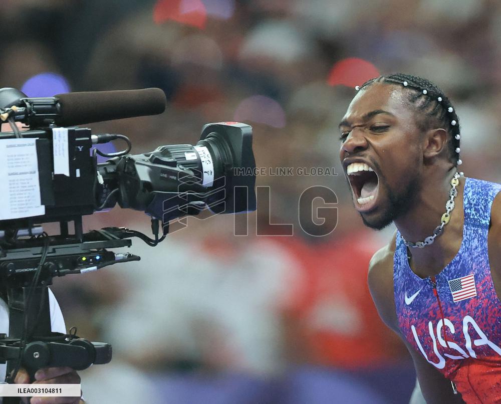 Paris 2024 - USA’s Noah Lyles Takes Gold in Men’s 100m