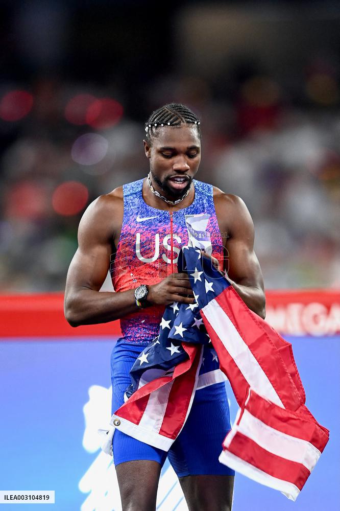 Paris 2024 - USA’s Noah Lyles Takes Gold in Men’s 100m