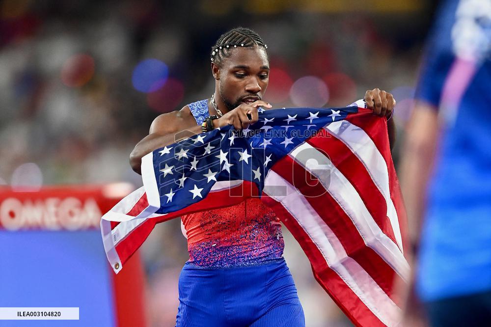 Paris 2024 - USA’s Noah Lyles Takes Gold in Men’s 100m
