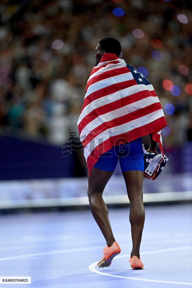 Paris 2024 - USA’s Noah Lyles Takes Gold in Men’s 100m