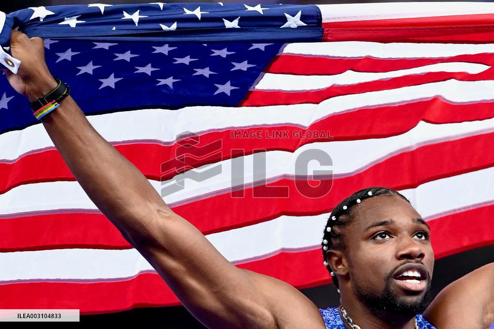 Paris 2024 - USA’s Noah Lyles Takes Gold in Men’s 100m