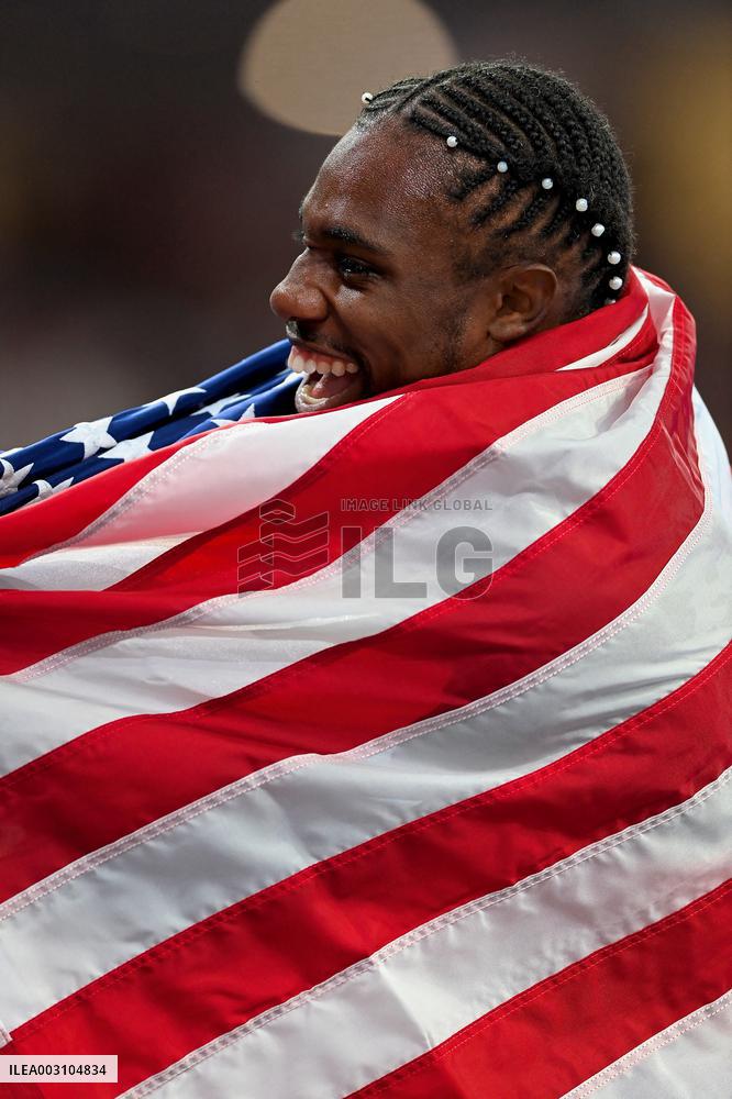 Paris 2024 - USA’s Noah Lyles Takes Gold in Men’s 100m