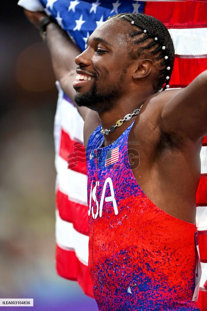 Paris 2024 - USA’s Noah Lyles Takes Gold in Men’s 100m
