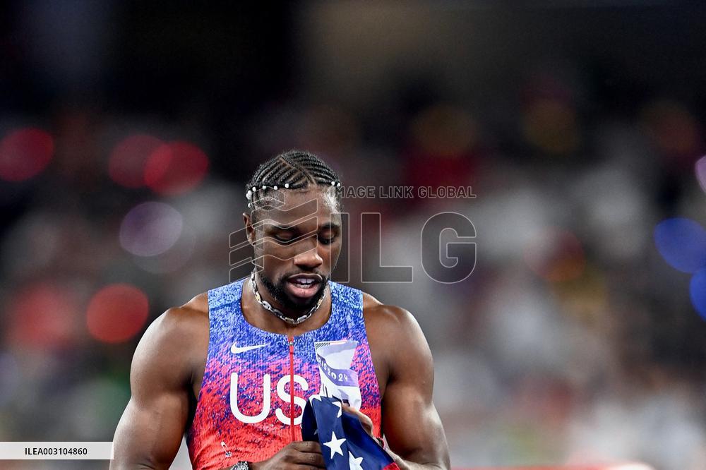 Paris 2024 - USA’s Noah Lyles Takes Gold in Men’s 100m