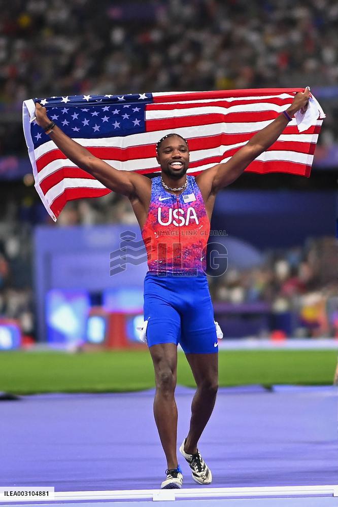 Paris 2024 - USA’s Noah Lyles Takes Gold in Men’s 100m