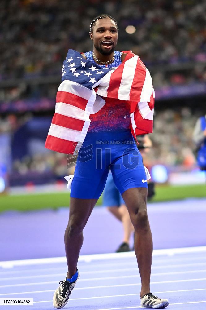 Paris 2024 - USA’s Noah Lyles Takes Gold in Men’s 100m