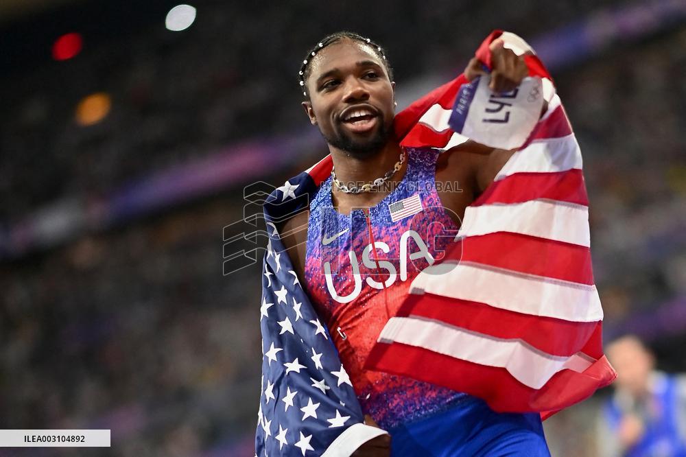 Paris 2024 - USA’s Noah Lyles Takes Gold in Men’s 100m