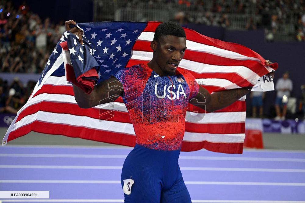 Paris 2024 - USA’s Noah Lyles Takes Gold in Men’s 100m