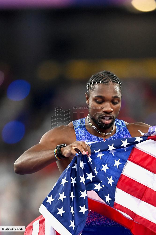 Paris 2024 - USA’s Noah Lyles Takes Gold in Men’s 100m