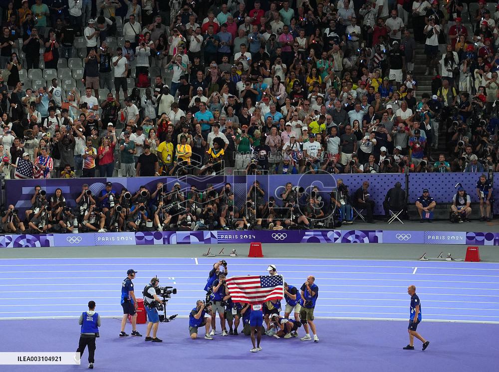 Paris 2024 - USA’s Noah Lyles Takes Gold in Men’s 100m
