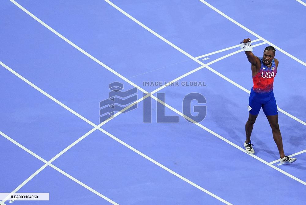 Paris 2024 - USA’s Noah Lyles Takes Gold in Men’s 100m