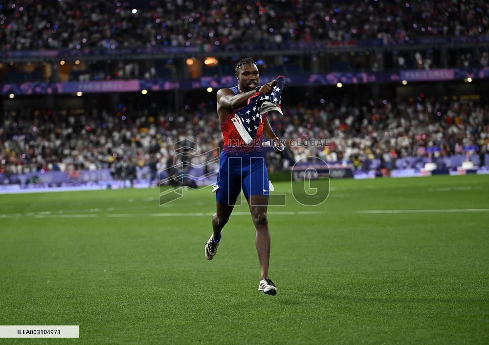 Paris 2024 - USA’s Noah Lyles Takes Gold in Men’s 100m