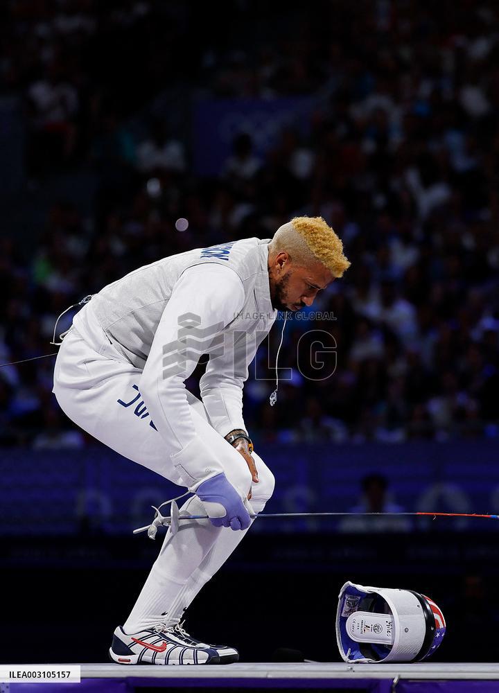 Paris 2024 - France Take Bronze In Men's Foil Team