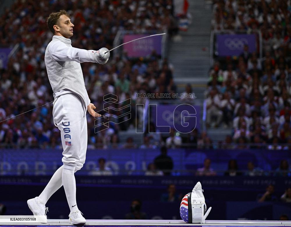 Paris 2024 - France Take Bronze In Men's Foil Team