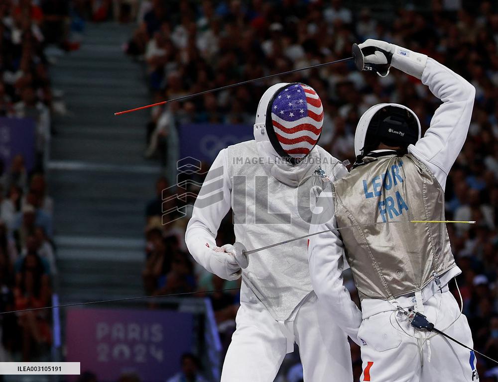 Paris 2024 - France Take Bronze In Men's Foil Team