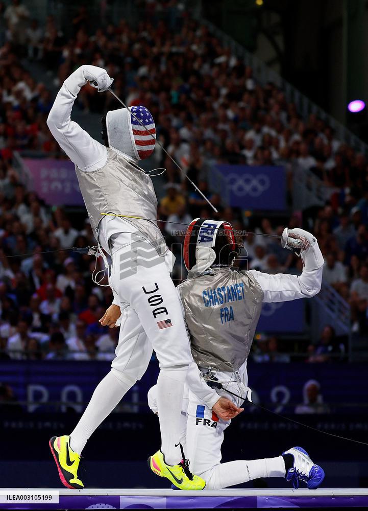 Paris 2024 - France Take Bronze In Men's Foil Team