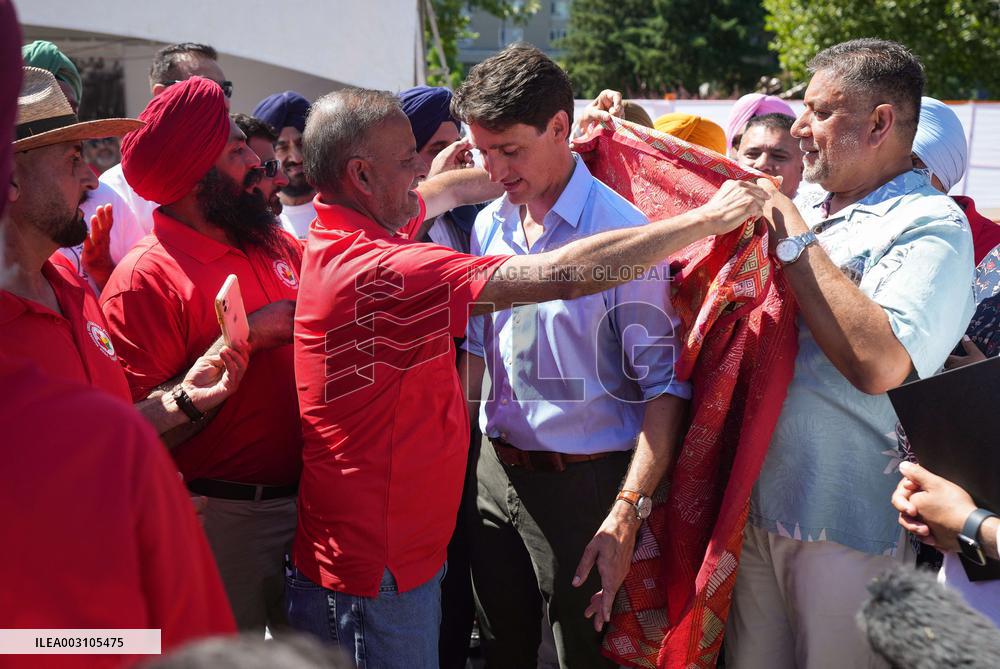 Trudeau Attends The Mela Gadri Babian Da Festival - Canada