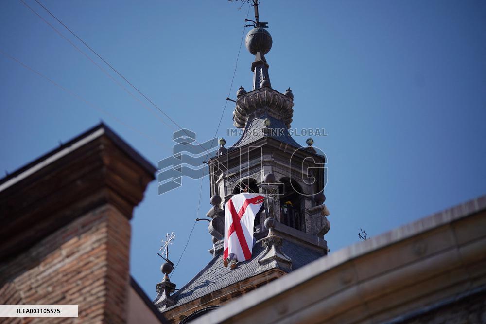 Beginning Of The Festivities Of La Blanca - Spain
