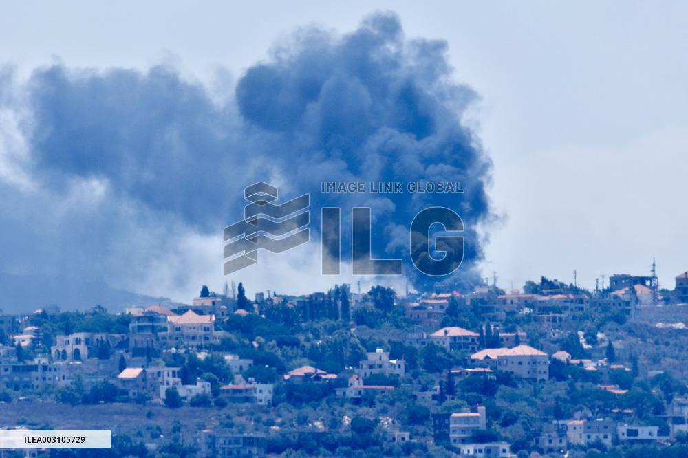 LEBANON-TAYBEH-ISRAEL-BORDER-TENSIONS