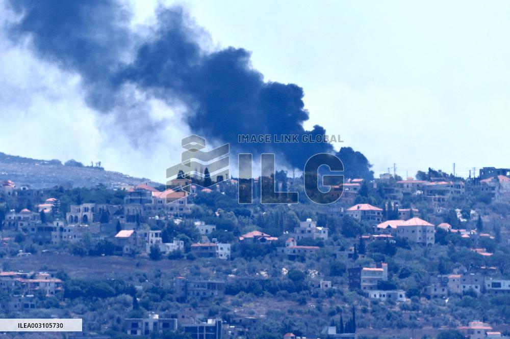 LEBANON-TAYBEH-ISRAEL-BORDER-TENSIONS